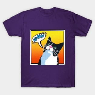 Comic Strip Tuxedo Cat T-Shirt